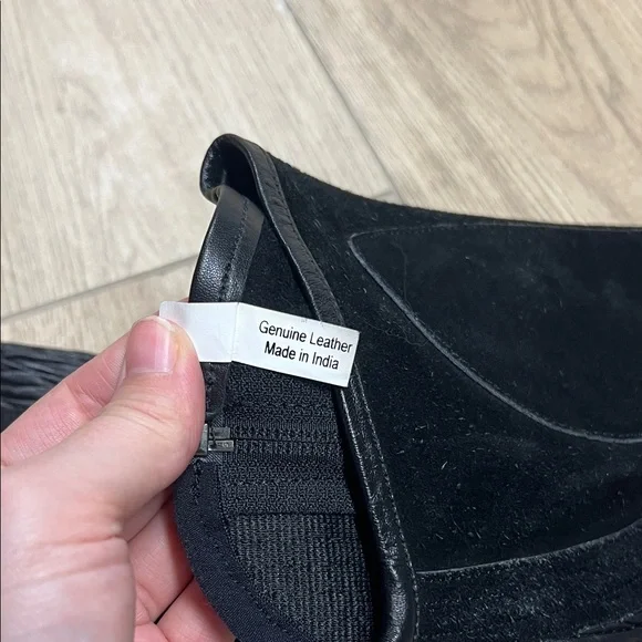 Black Equestrian Riding Half Chaps - Picture 5 of 5